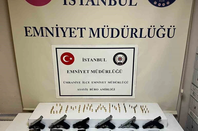 İstanbul’da yasa dışı silah ticareti operasyonu: 1 şüpheli yakalandı