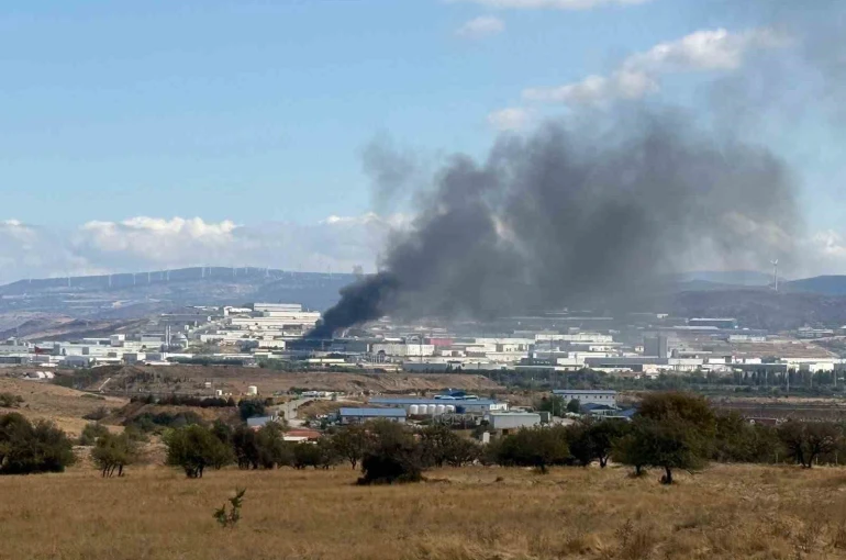 İzmir’de fabrikada korkutan yangın 