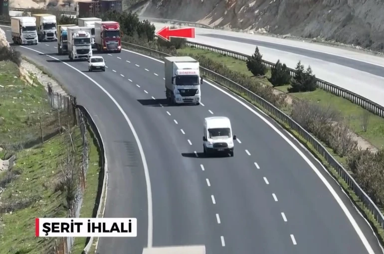 Jandarmadan dron destekli trafik denetimi: 4 bin 234 araca ceza 