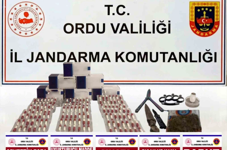 Jandarmadan Ordu ve Samsun’da uyuşturucu operasyonu: 7 tutuklama 