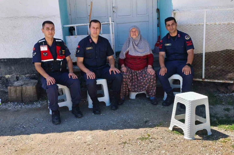 Jandarmadan şehit ailesine vefa