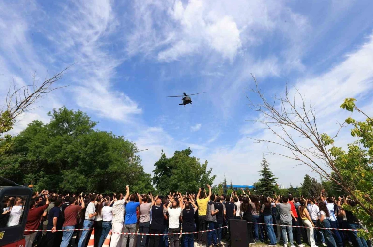 Jandarmadan TEI’ye özel uçuş