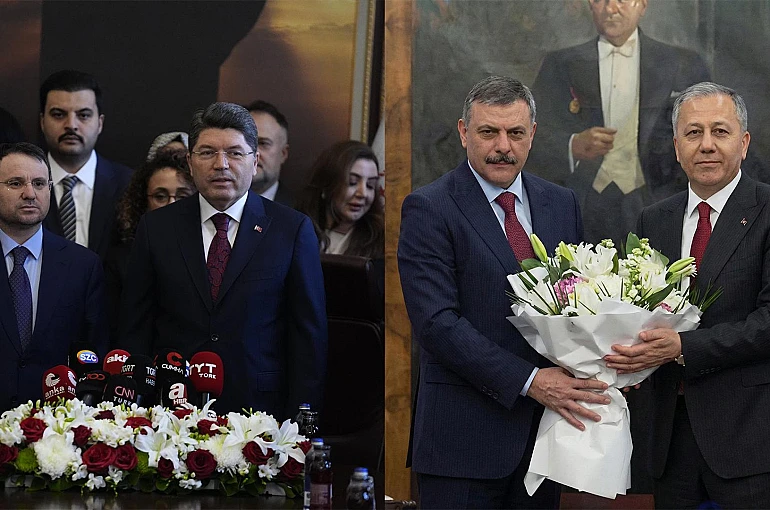 Kabinede devir teslim törenleri gerçekleşti