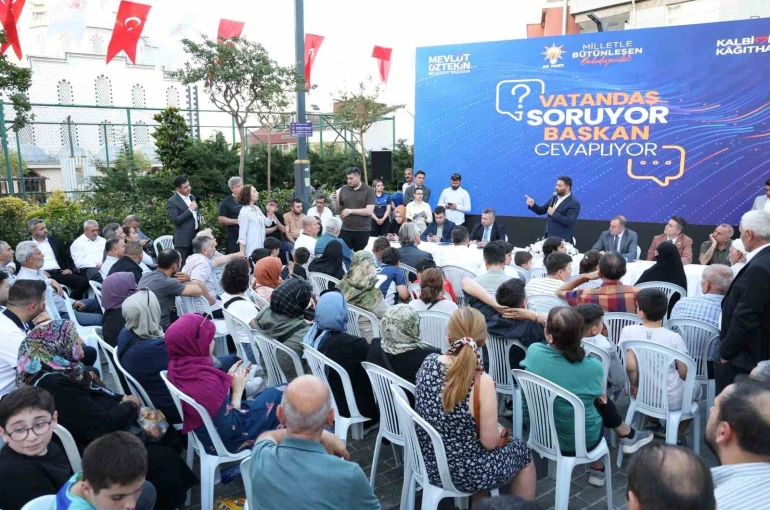 Kağıthane’de vatandaşların söz aldığı programda hizmetler ve yeni projeler masaya yatırıldı