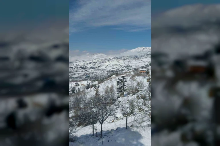 Kahramanmaraş’ın yüksek kesimlerinde kar etkili oldu