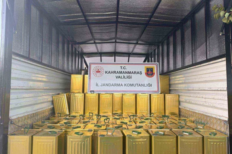 Kahramanmaraş’ta 200 teneke sahte zeytinyağı ele geçirildi 