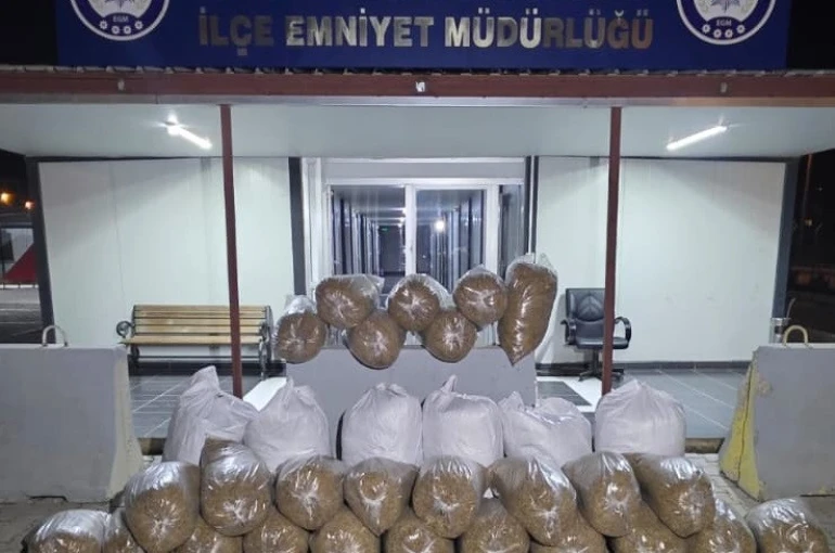Kahramanmaraş’ta 449 kilogram kaçak tütün ele geçirildi 