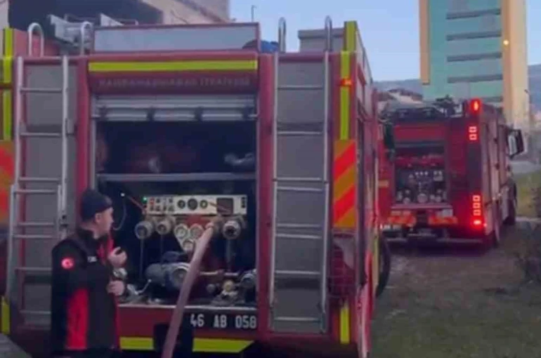 Kahramanmaraş’ta fabrika yangını 