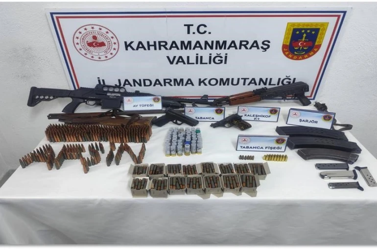 Kahramanmaraş’ta jandarmadan 3 aylık bilanço: 129 silah ele geçirildi, 275 kişi tutuklandı