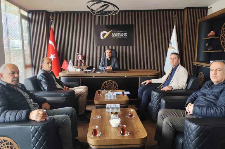 Kahta Tarım ve Orman Müdürü Yıldırım gazetecilerle bir araya geldi 