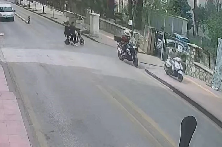 Kaldırımdan kaçtı, 500 bin liradan oldu