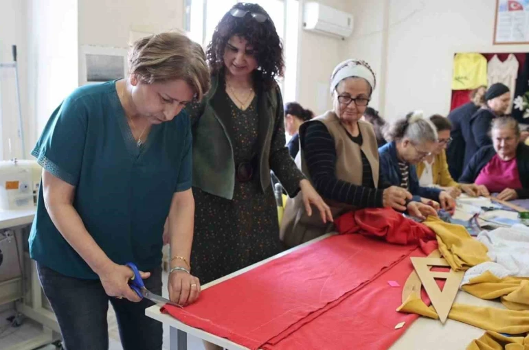 Kansere karşı makine başında mücadele: Kurslar moral oldu 