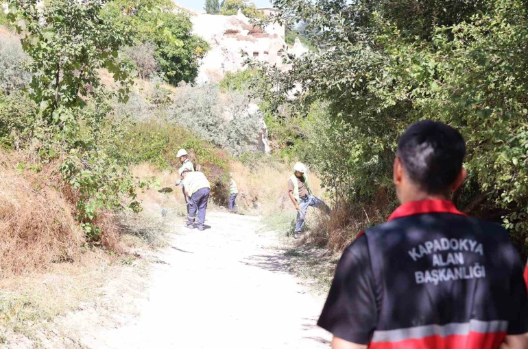 Kapadokya’da çevre düzenlemesi başladı 