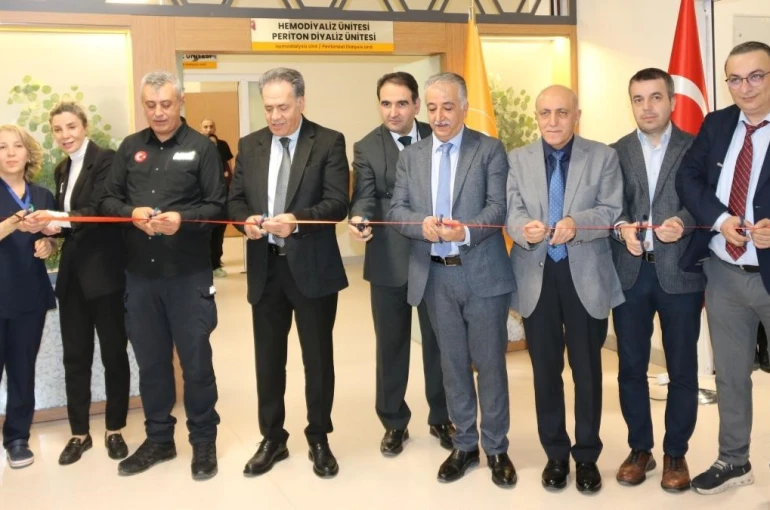 Kapasitesi büyütülen TÖTM hemodiyaliz ünitesi yeni yerinde hizmete açıldı 