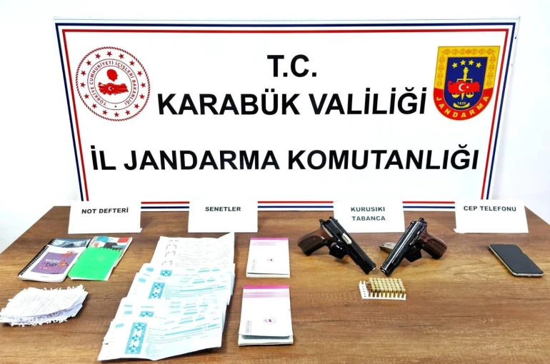 Karabük'te tefecilik operasyonu: 2 gözaltı