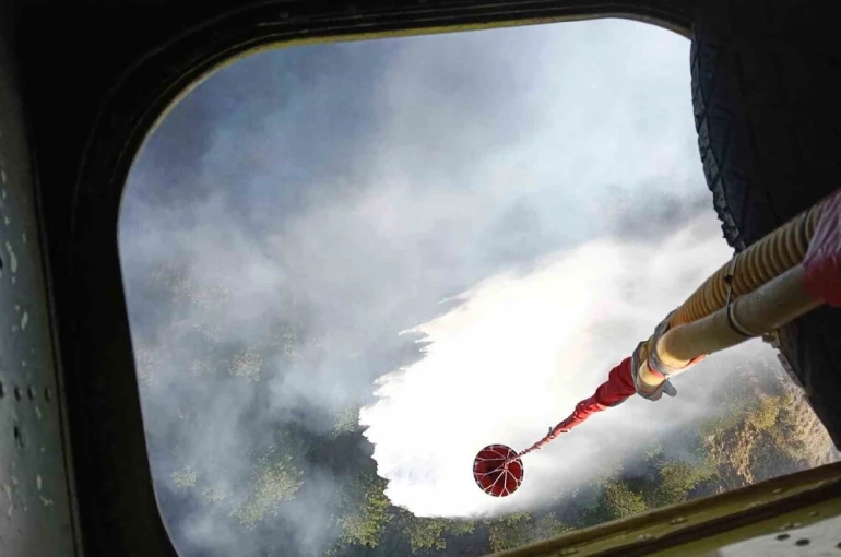 Karabük’te orman yangını 