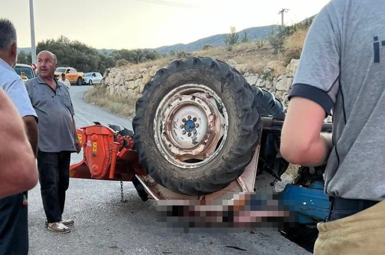 Karaburun’da traktör kazası: 1 ölü