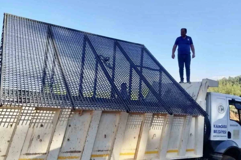 Karacasu Belediyesi toprak eleme sistemi yenilendi, esnafa kolaylık sağlandı 