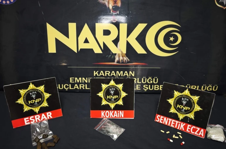 Karaman'da asayiş uygulamaları: 16 tutuklama