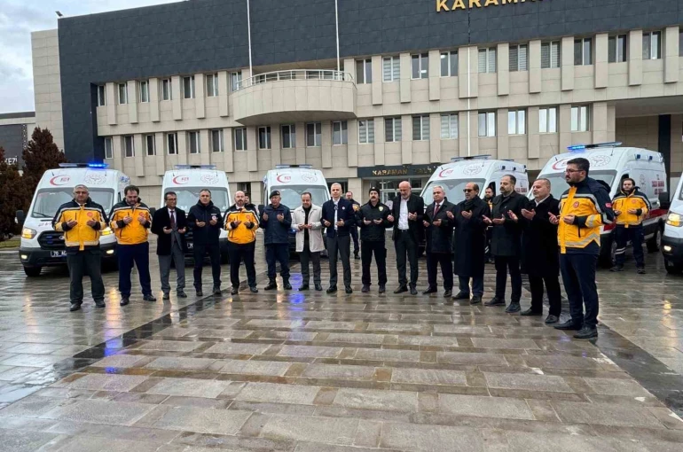 Karaman’da ambulans sayısı 37’ye yükseldi 