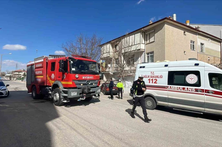 Karaman’da iki otomobil çarpıştı: 3 yaralı