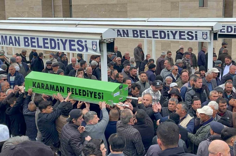 Karaman’da kazada hayatını kaybeden elektrikli bisiklet sürücüsü toprağa verildi 