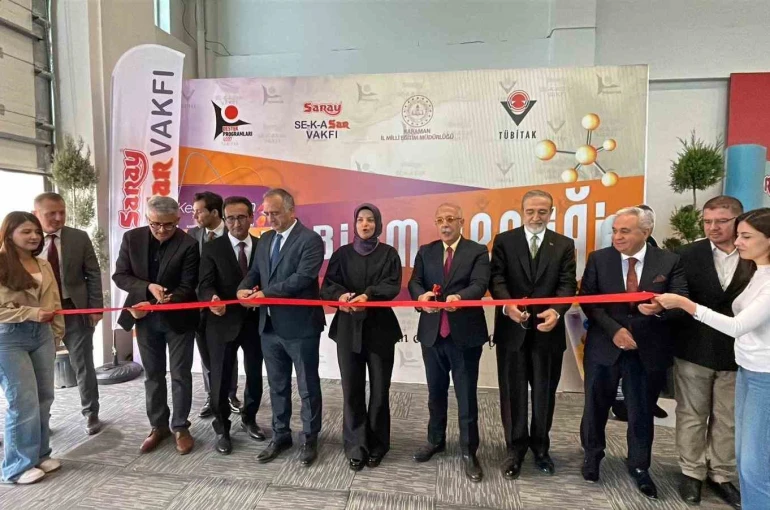 Karaman’da "Keşfetmenin Neşeli Yolculuğu-2" TÜBİTAK 4007 Bilim Şenliği başladı 