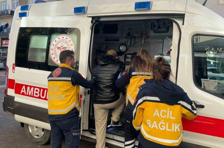 Karaman’da motosikletin çarptığı yaya yaralandı 