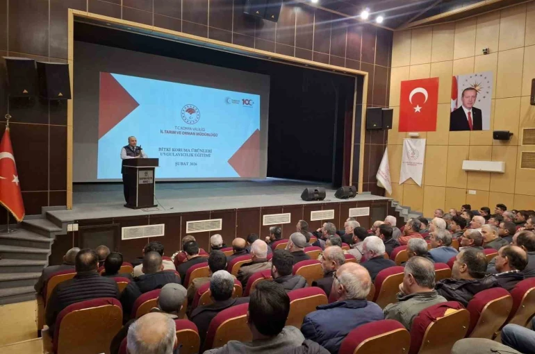 Karapınar’da üreticilere "Zirai İlaç Uygulama Belgesi" eğitimi