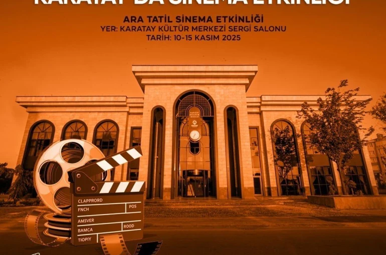 Karatay Belediyesi’nden ara tatilde öğrencilere sinema etkinliği