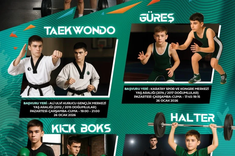 Karatay Belediyespor Kulübü altyapısı için seçmeler başlıyor