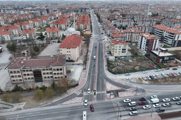 Karatay'da sıcak asfalt çalışması sona erdi