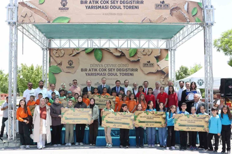Karatay’da "Bir Atık Çok Şey Değiştirir" yarışmasında ödüller sahiplerini buldu 
