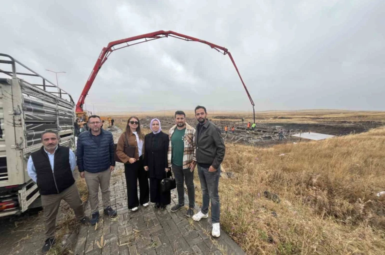 Kars TDİ Besi ve Süt OSB’de TKDK Destekli 100 başlık besi işletmesinin temelleri atıldı 