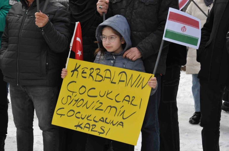 Kars’ta Caferiler İran’a düzenlenen saldırıları kınadı 