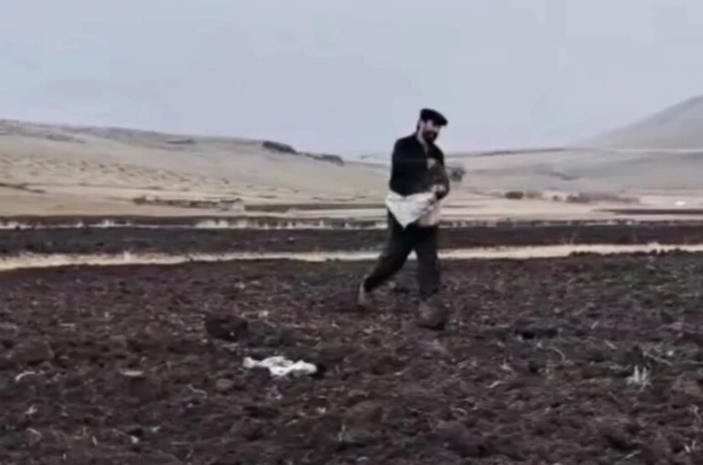 Kars’ta güzlük ekim yapılıyor