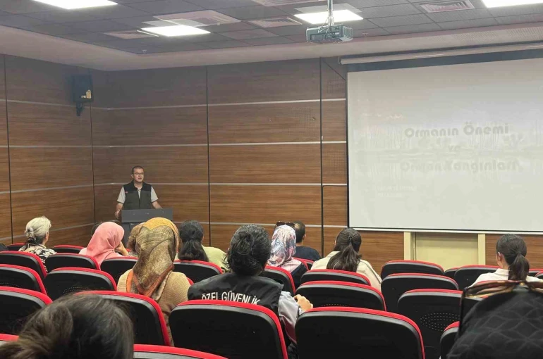 Kars’ta orman yangınları farkındalık eğitimi verildi 