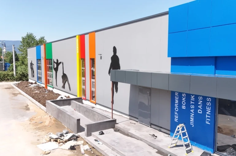 Kartepe’deki Acısu Spor Kompleksi inşaatı hızla ilerliyor 