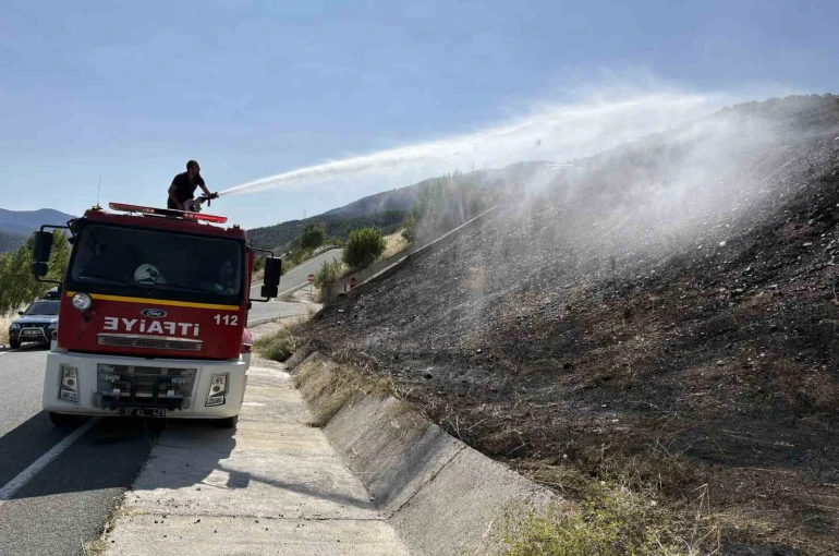 Kastamonu’da çıkan örtü yangınları büyümeden söndürüldü