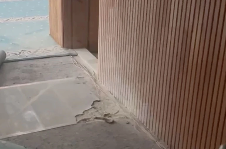 Kastamonu’da düşen yıldırım camiye isabet etti 