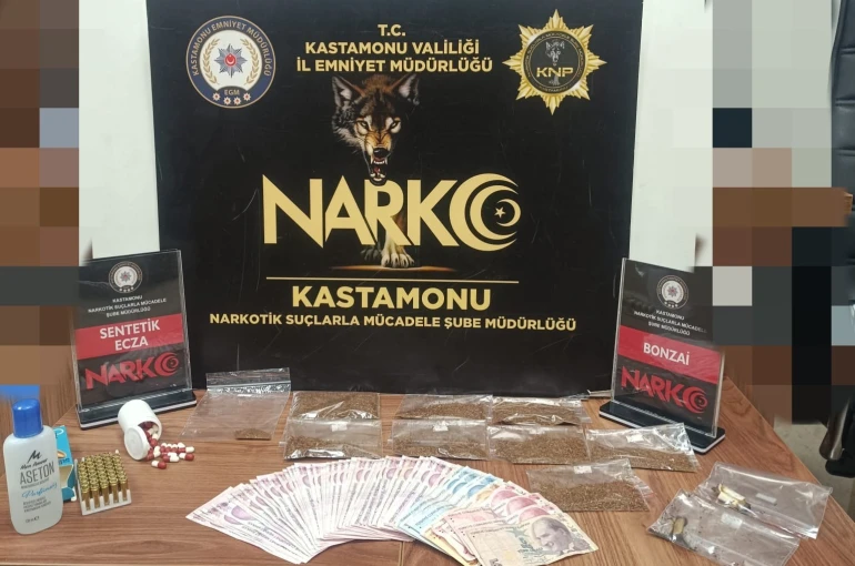 Kastamonu’da uyuşturucuyla yakalanan şahıs tutuklandı 