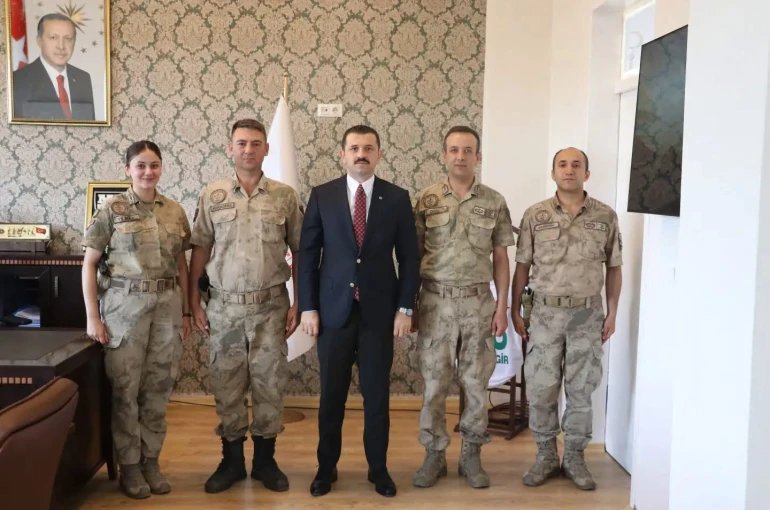 Kaymakam Ahmet Coşkun’dan tayin olan jandarma personeline teşekkür 