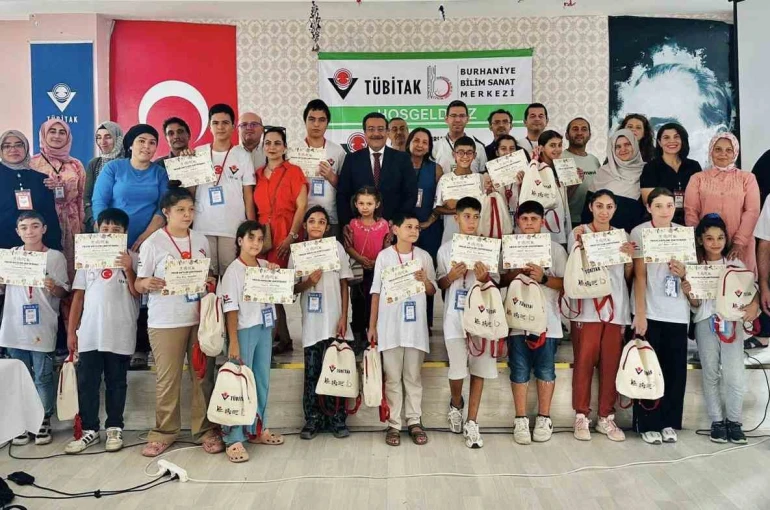 Kaymakam Atilla, TÜBİTAK projesi kapanış törenine katıldı 