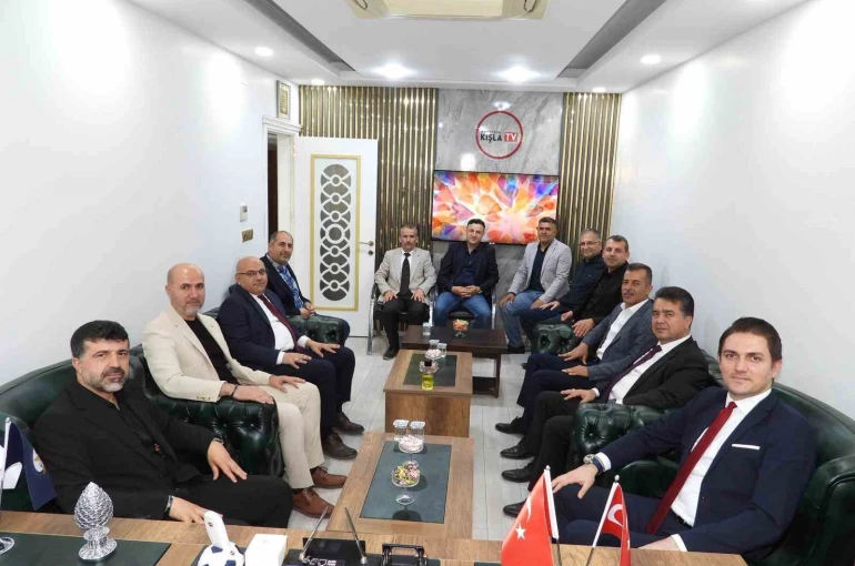 Kaymakam Çakır, MAGYED Başkanı Aslan ile bir araya geldi 