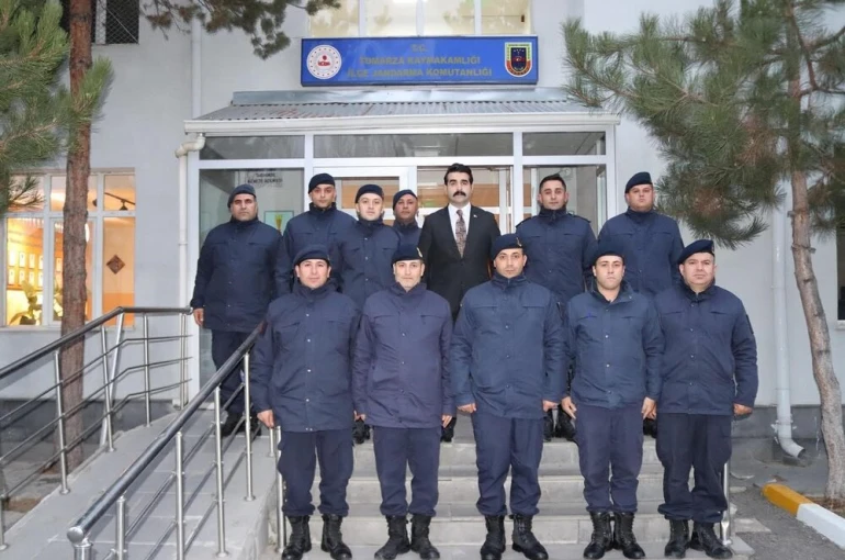 Kaymakam Eser; kolluk kuvvetlerini ziyaret etti 