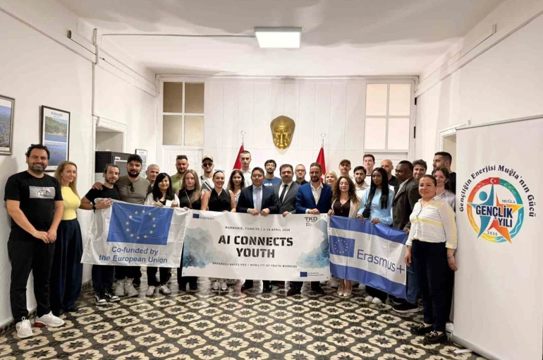 Kaymakam Kaya, gençlik projesi heyetini ağırladı 