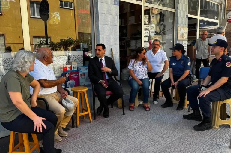 Kaymakam Kürkcü esnafın nabzını tuttu 