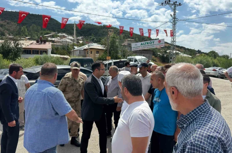Kaymakam Taşkıran köy ziyaretlerini sürdürüyor 