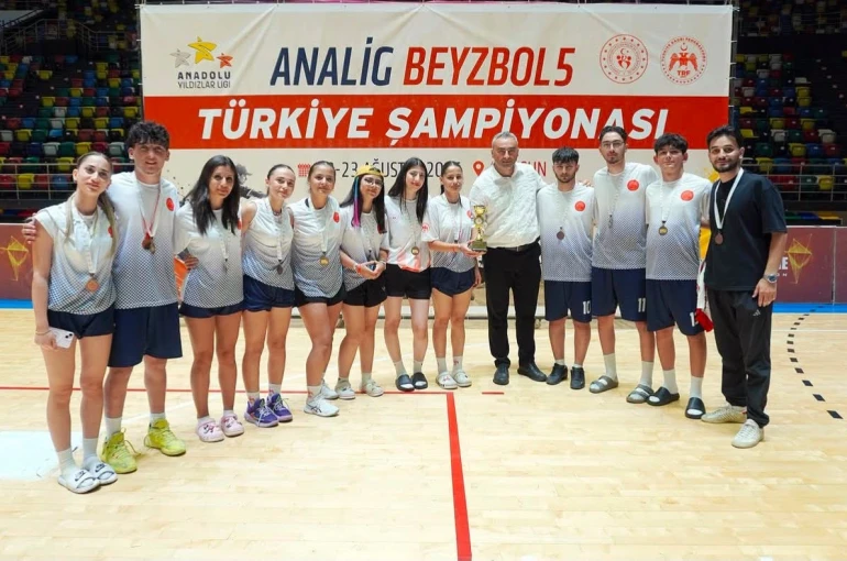 Kayseri, beyzbolda Türkiye dördüncüsü oldu
