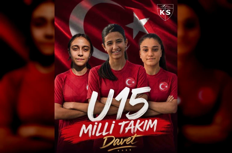 Kayseri Kadın Futbol Kulübü’nden 3 oyuncu Milli Takım seçme kampına davet edildi 